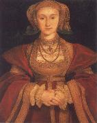 Hans holbein the younger Portrait of Anne of Clevers,Queen of England Sweden oil painting artist